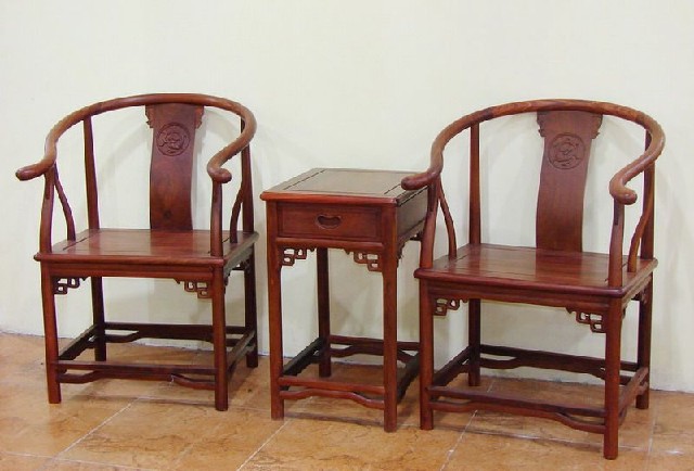 圈椅带几|Round-backed armchair