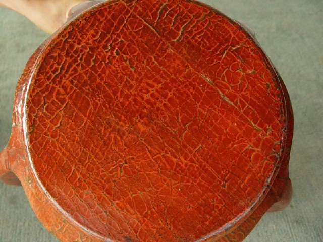 披灰圆鼓墩|stool