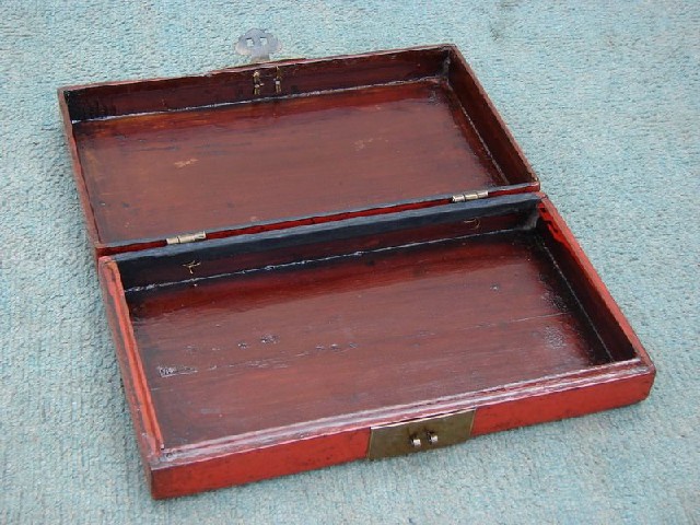 红描金盒|Red gilt box
