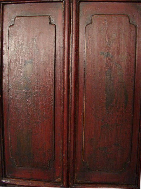 二门披灰描彩大柜工厂|multicolored big cabinet