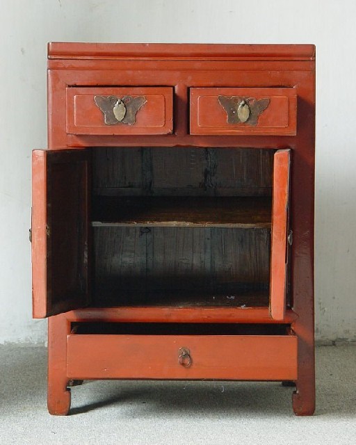 红三抽二门柜|cabinet