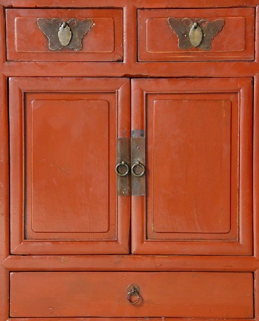 红三抽二门柜|cabinet