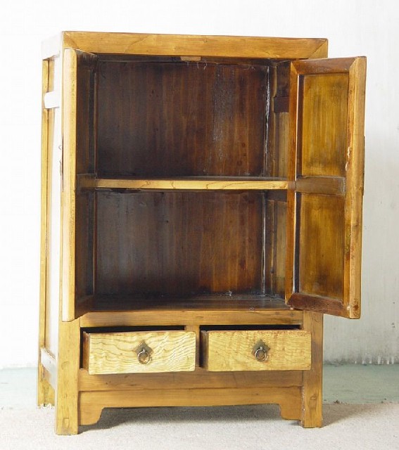 二抽二门樱木柜|Cherry wood cabinet with two drawers and two doors