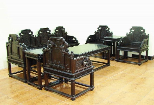 茶桌带椅几|table and chair