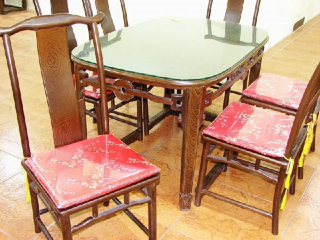 餐桌带椅|table and chair