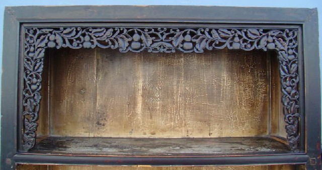 雕花书柜|Carved bookcase