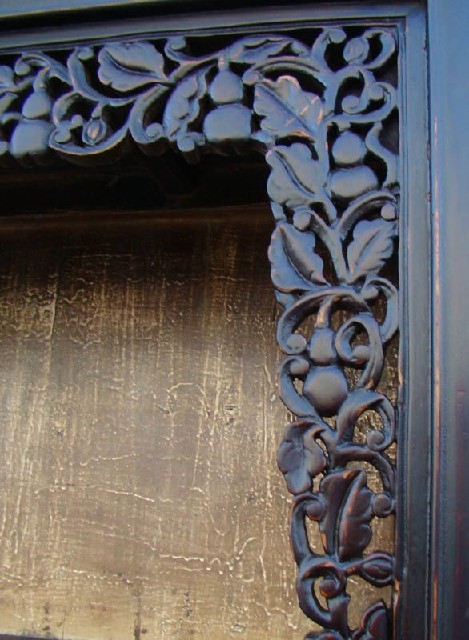 雕花书柜|Carved bookcase
