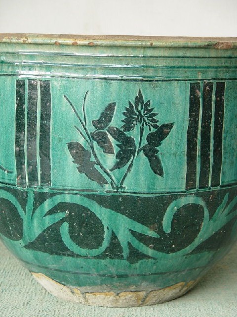 绿陶缸工厂1件|Green pottery vat