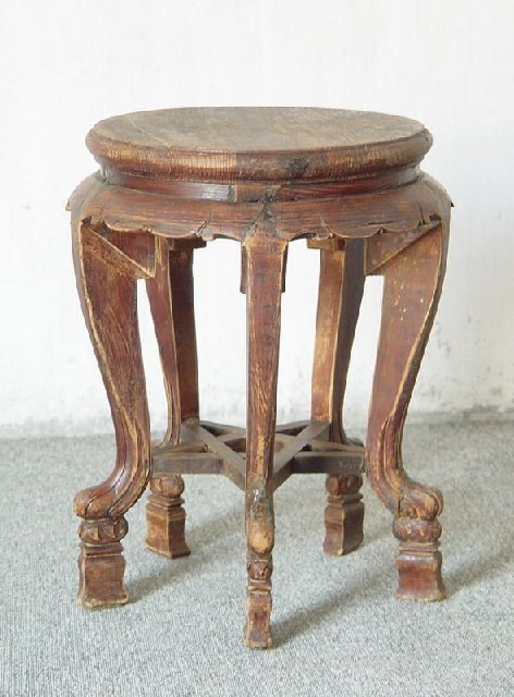 五足圆凳|stool