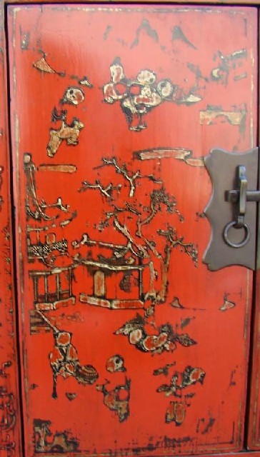 红描金小柜工厂|Red &gilt small cabinet