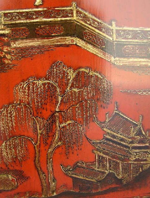 描金小柜工厂|Gold-painted/gilt small cabinet