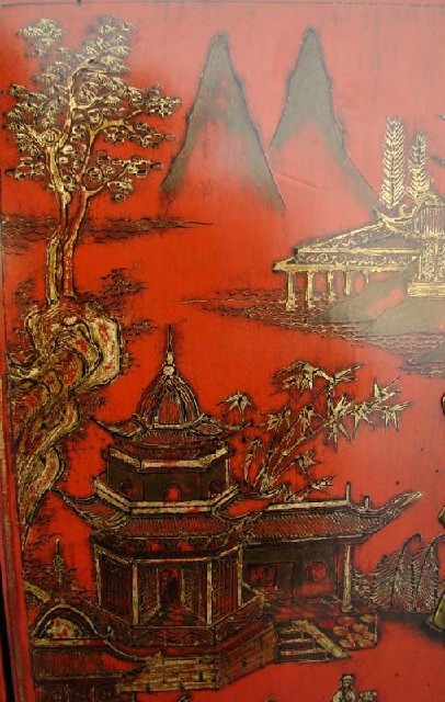 描金小柜工厂|Gold-painted/gilt small cabinet