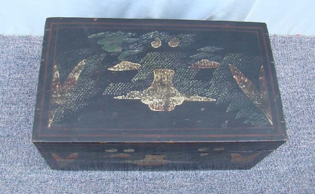 描金小箱|Gold-painted/gilt small trunk
