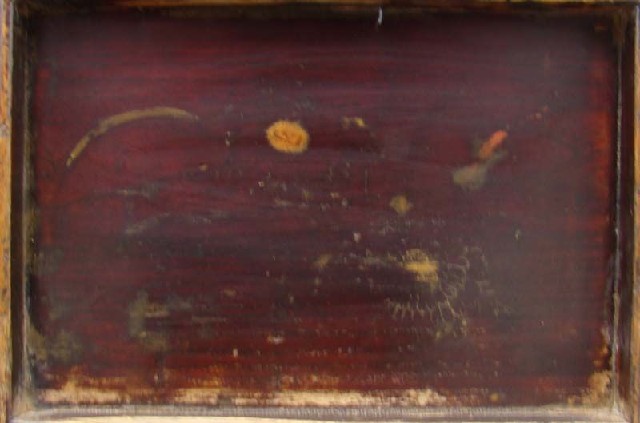 描彩二门小柜|Depict the color small cabinet with two gates