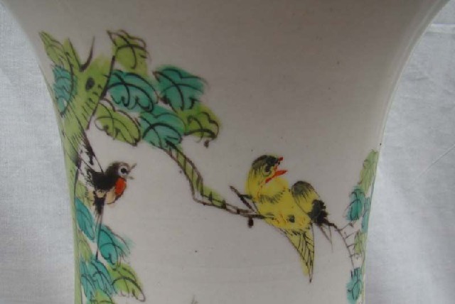 五彩釉瓷花瓶店|Chinese antique funiture