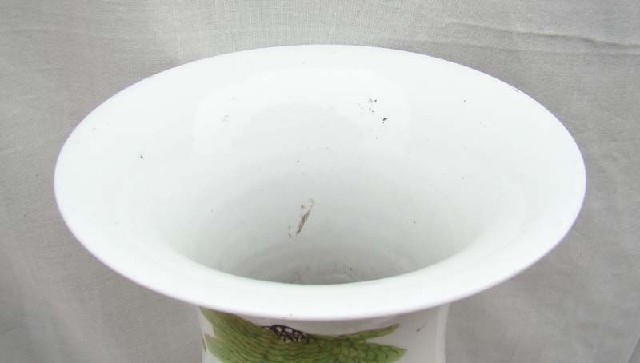 五彩釉瓷花瓶|Chinese antique funiture