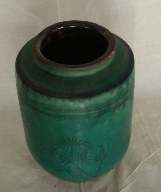 绿陶罐|Green pottery jar