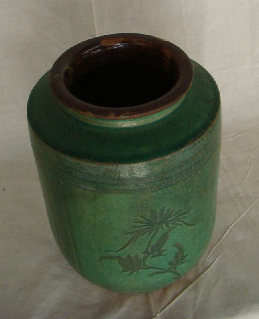 绿陶罐|Green pottery jar