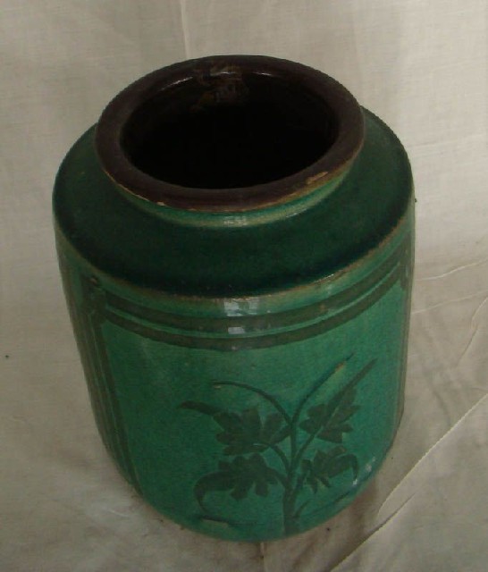 绿陶罐|Green pottery jar