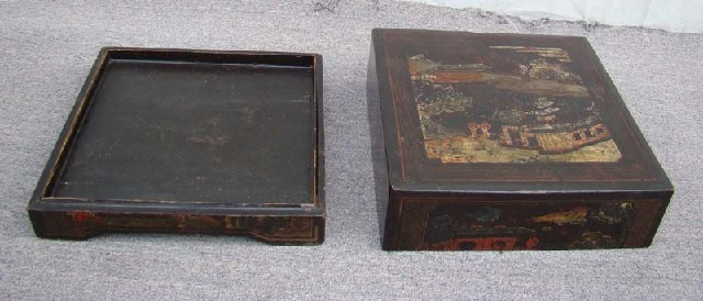 黑描彩方盒工厂|Black color depiction of the square box