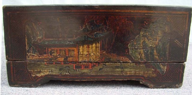 黑描彩方盒工厂|Black color depiction of the square box