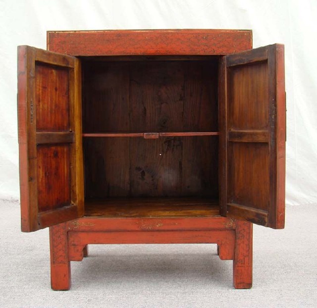 红描金小柜工厂|Red &gilt small cabinet