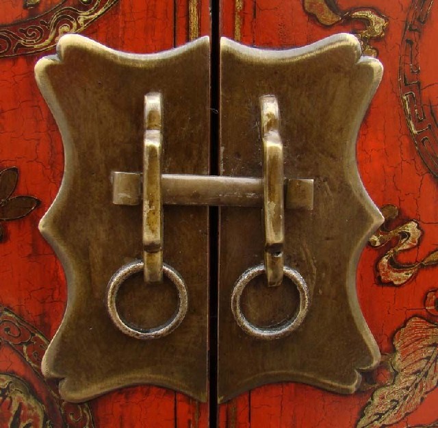红描金小柜工厂|Red &gilt small cabinet