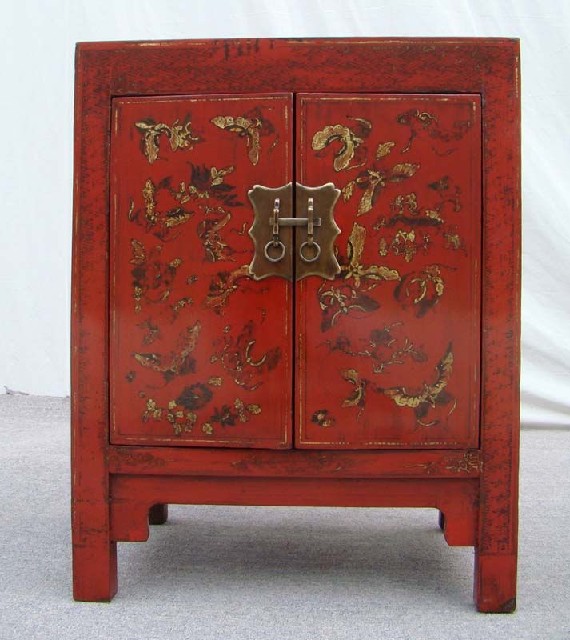 红描金小柜工厂|Red &gilt small cabinet