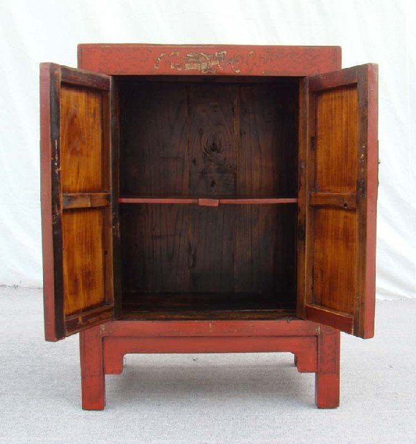 红描金小柜|Red &gilt small cabinet