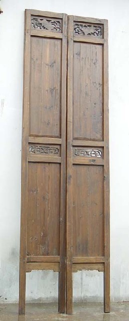 描彩门花板|Chinese antique funiture