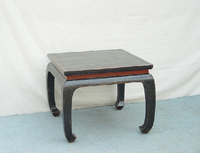 黑披灰方凳|stool
