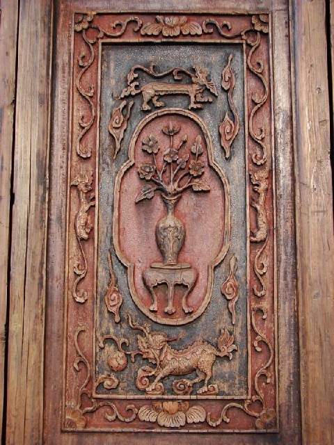 门花板|Carved doorboard