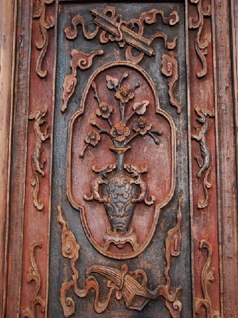 门花板|Carved doorboard