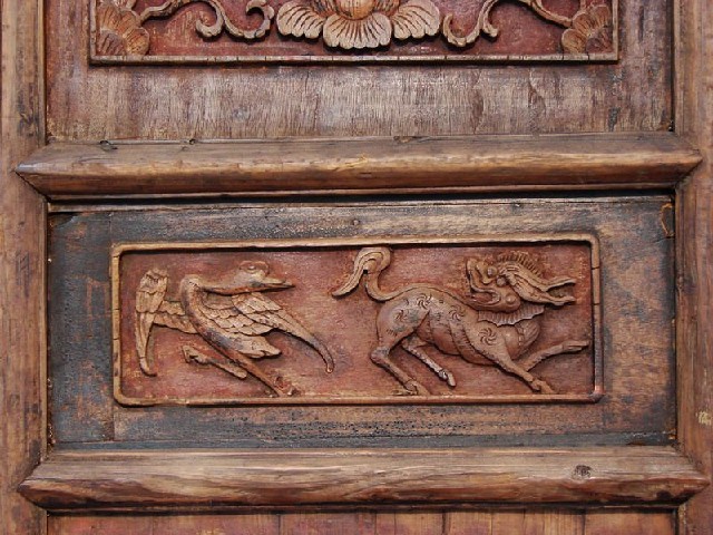 门花板|Carved doorboard