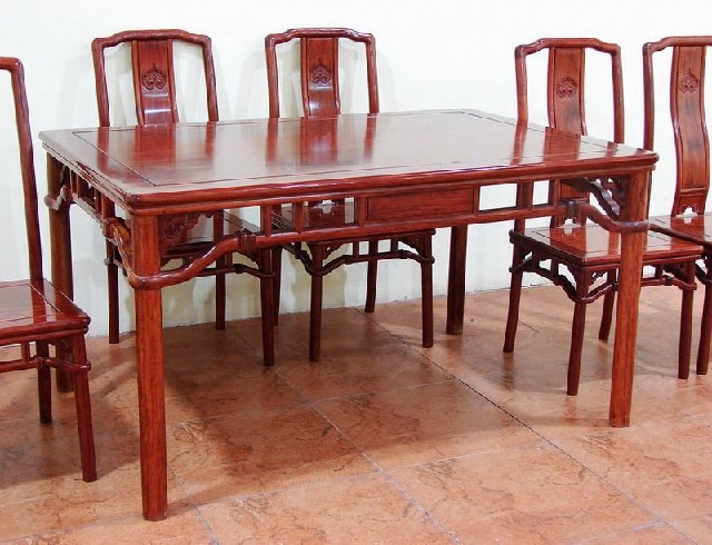餐桌带椅|table and chair