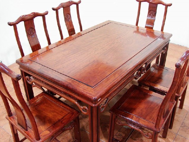 餐桌带椅|table and chair