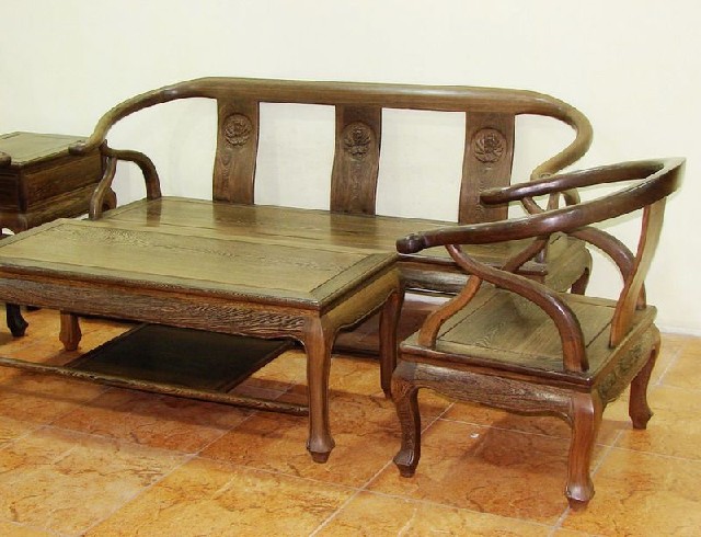 茶桌带椅凳|Chinese antique funiture