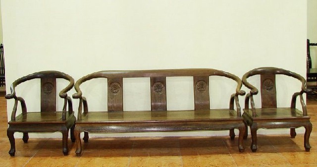茶桌带椅凳|Chinese antique funiture