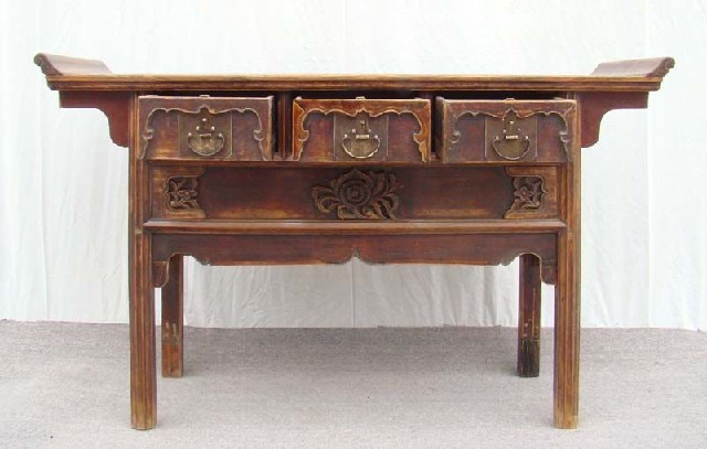 三抽翘头桌|Coffer w/3 drawers