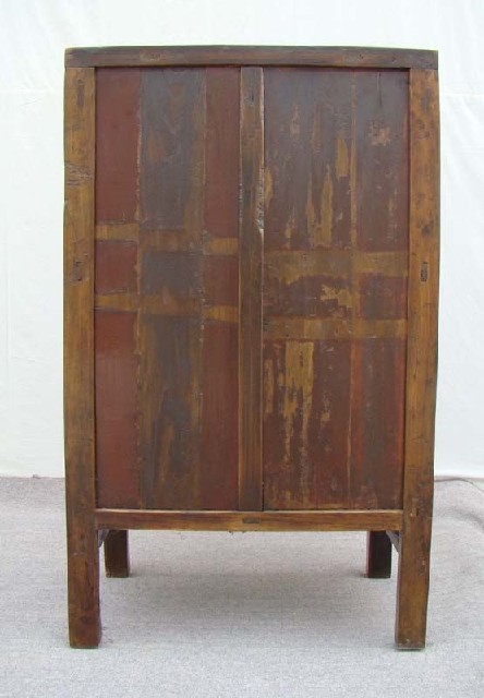 红描金中柜|Red & gilt medium cabinet