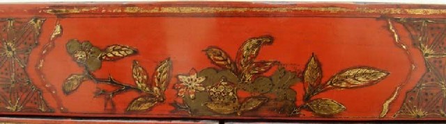 红描金小柜|Red &gilt small cabinet