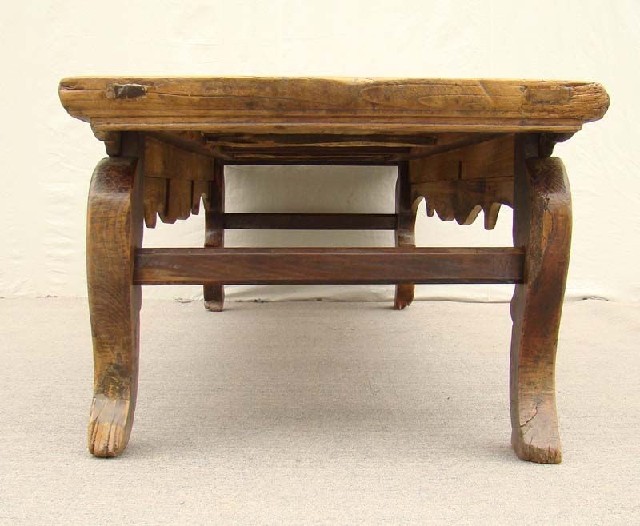 雕花弯腿床|Carving knee bed