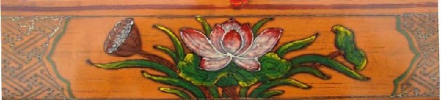 红描彩小柜|red depicting a color chest