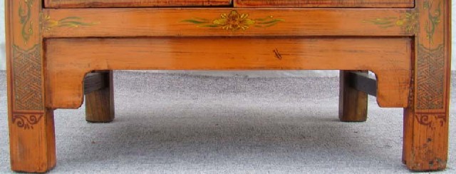 红描彩小柜|red depicting a color chest