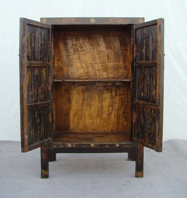 黑五彩二门中柜工厂|Depict the color medium cabinet with two gates