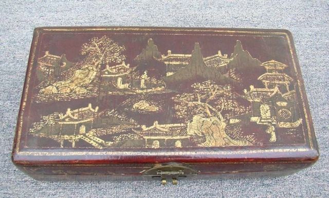 描金小箱|Gold-painted/gilt small trunk