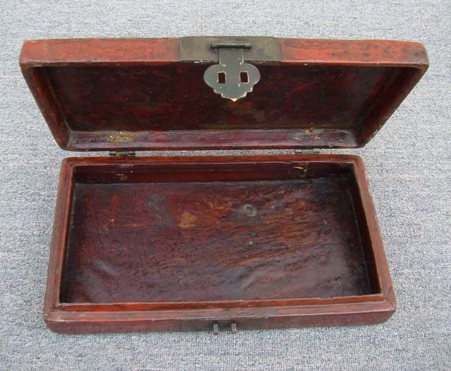红描金盒|Red & gilt box