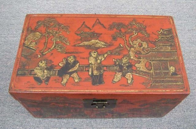 红描金盒工厂|Red & gilt box