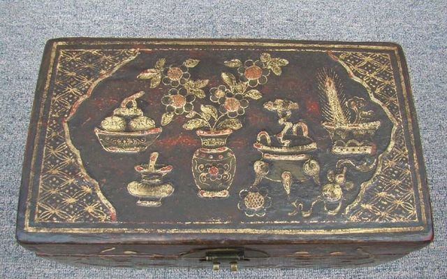 描金小箱|Gold-painted/gilt small trunk