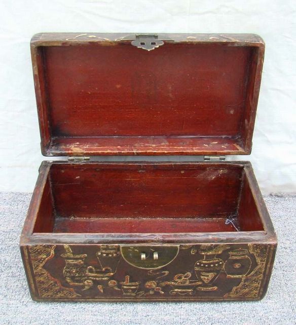描金小箱|Gold-painted/gilt small trunk